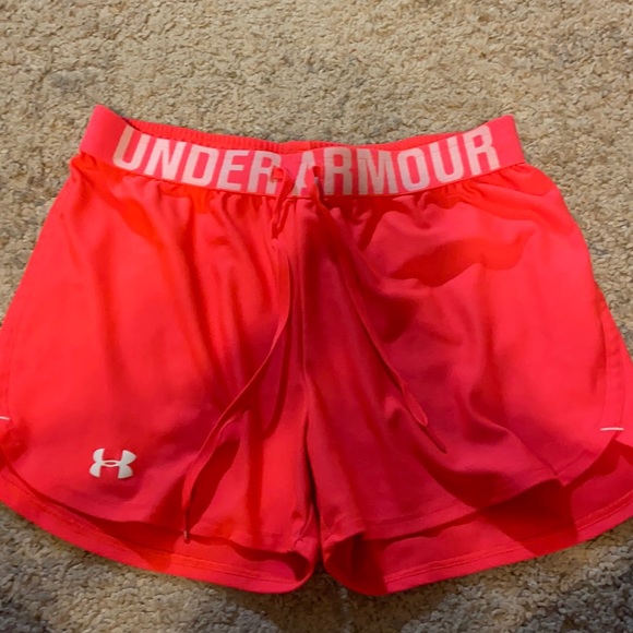 Red Under Armour shorts. Size- small - Picture 1 of 2